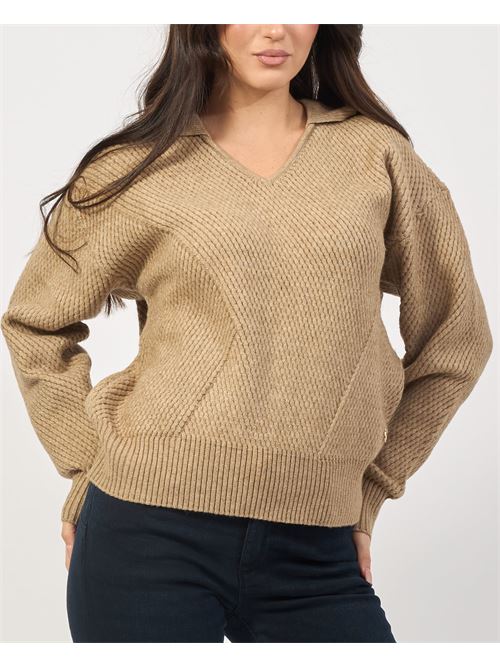 Yes Zee Women's V-Neck Sweater YES ZEE | M044-IM000203